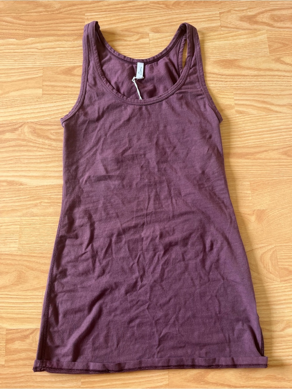 Women's Ribbed Tank Dress — Plum